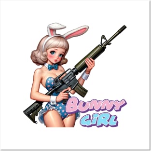 Tactical Bunny Girl Posters and Art